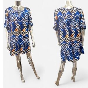 Tbags Los Angeles abstract mini dresss XS